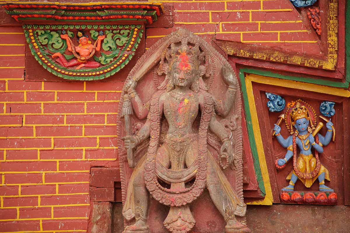 Idol in Changunarayan Temple